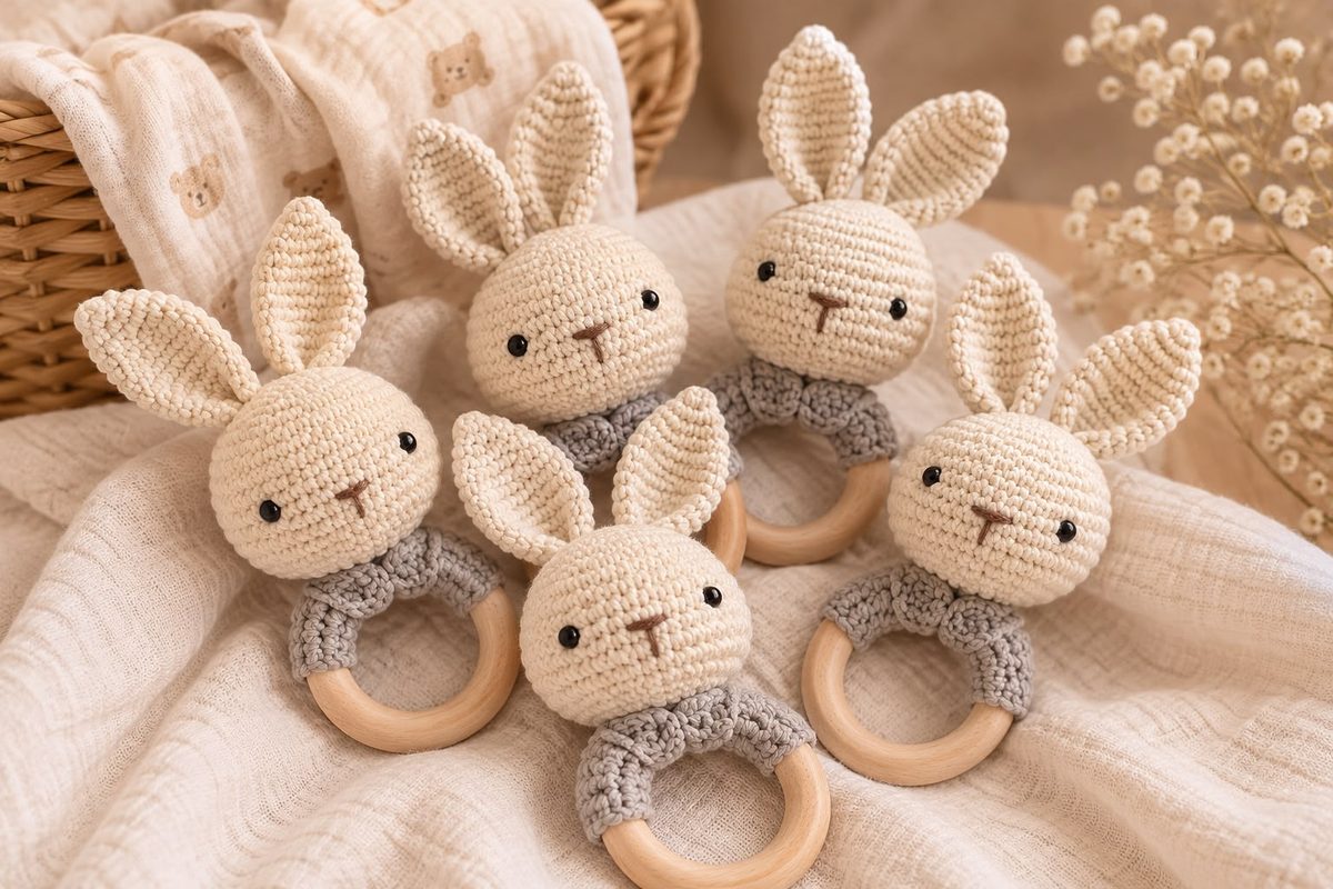 Sonajero de crochet