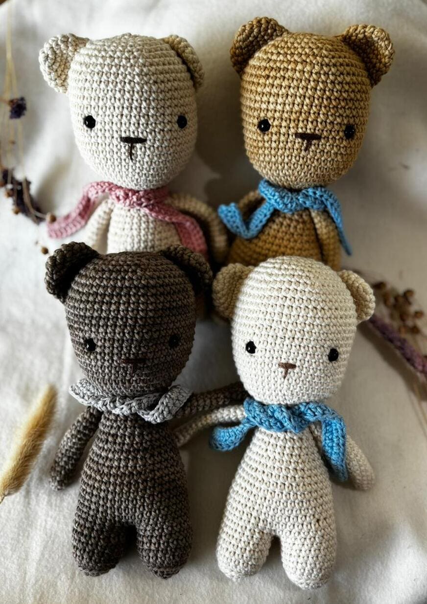 Oso de Crochet Amigurumi de Apego